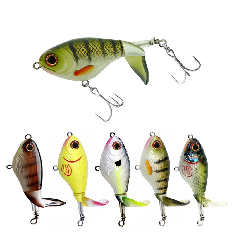 Peche Señuelo Giratorio Flotante para Lubina – Cebo de arrastre eficaz - imagen 4