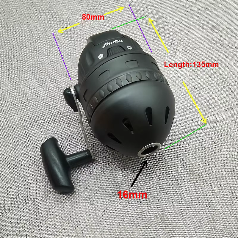 Carrete cerrado BL45 metálico para pesca - imagen 3