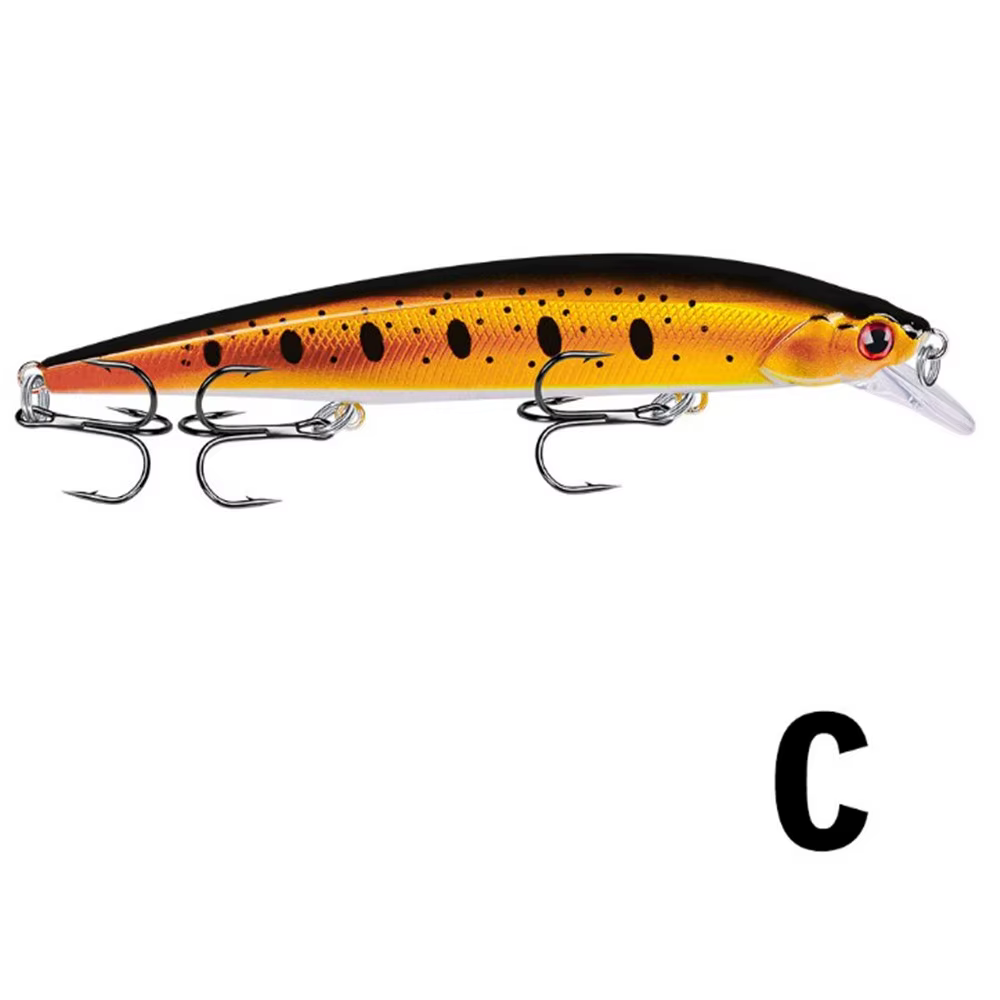 Wobbler en acción de pesca