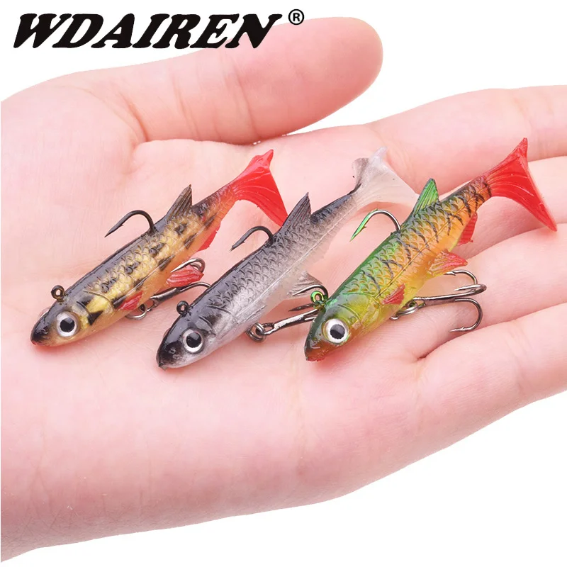 Señuelos de silicona 50mm 3,5g para cucharas jigging - imagen 3