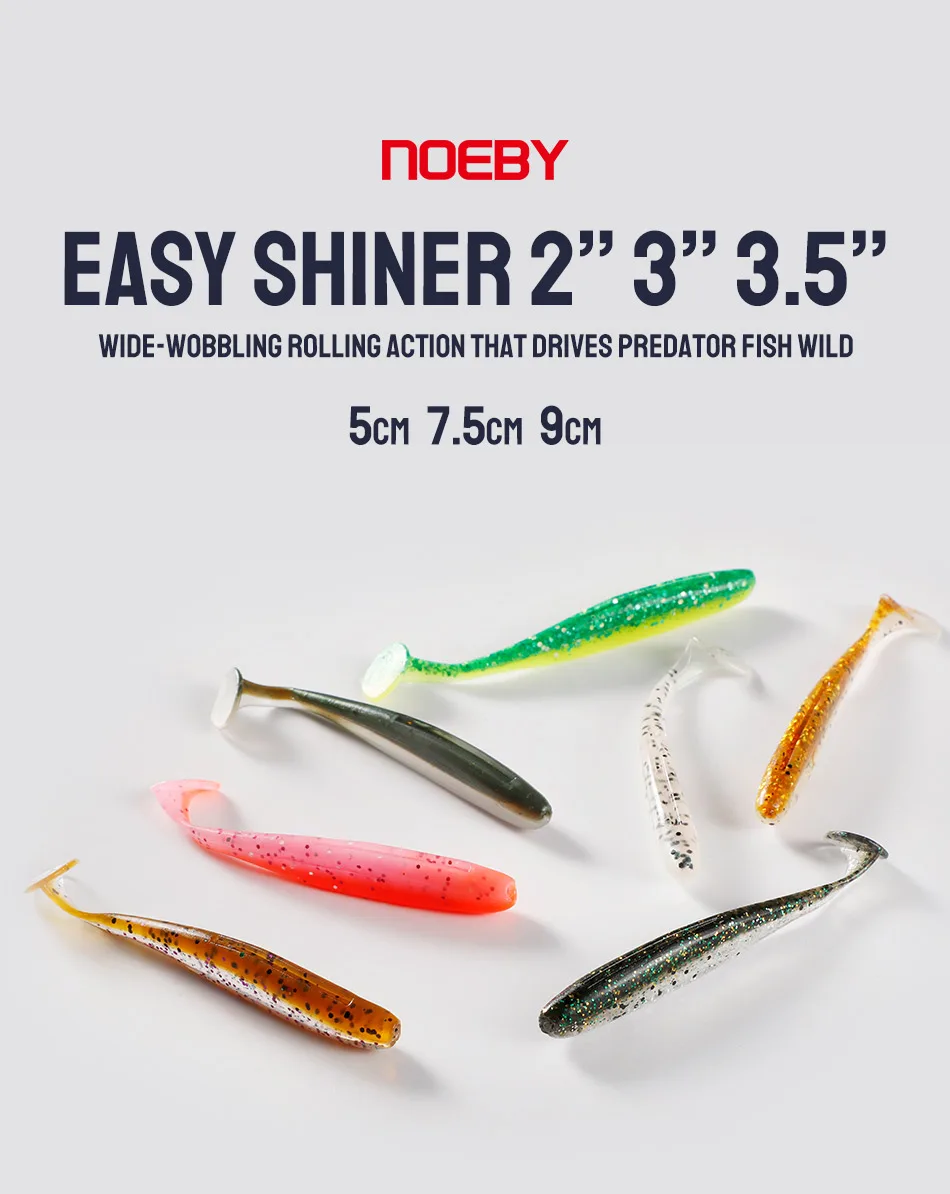 Señuelo NOEBY Easy Shiner tamaño 2 pulgadas