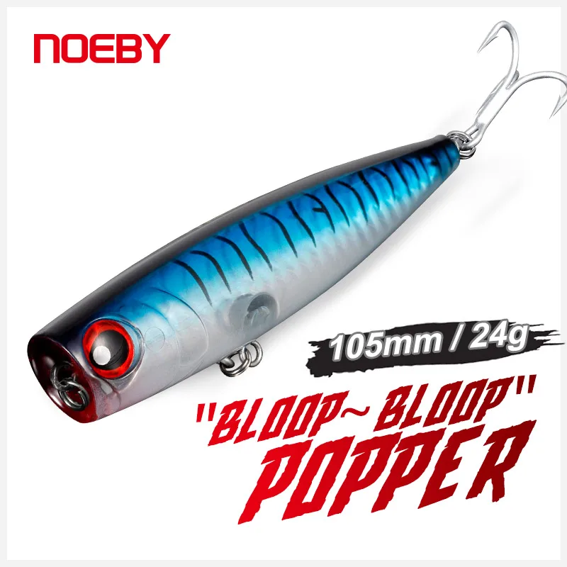NOEBY Bloop-Bloop Popper 105mm 24g – Lubina, Atún y GT - imagen 2