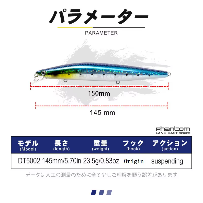 Silent Assassin 145F Minnow – Señuelo suspendido para lubina - imagen 3