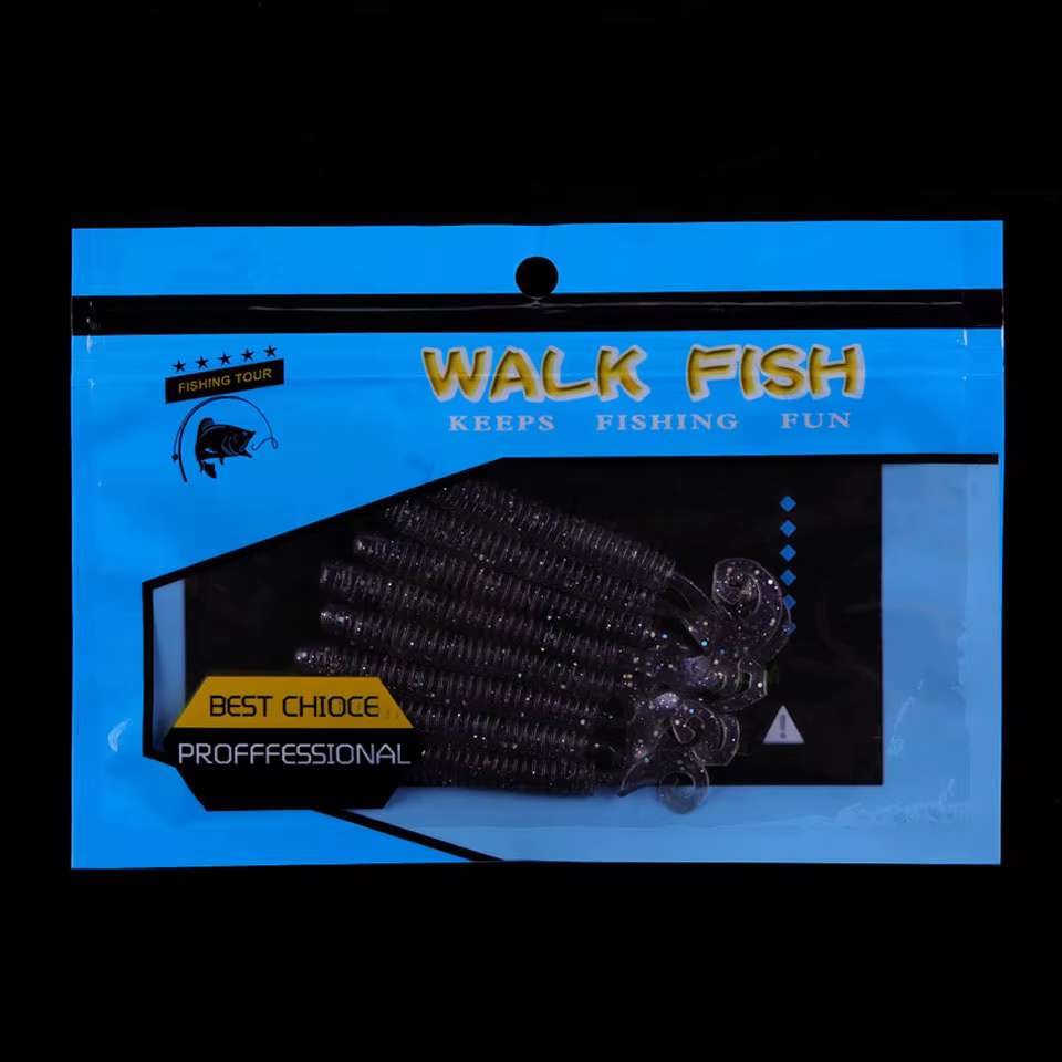 Swimbaits Walk Fish con sal 6-10cm para lubina - imagen 4