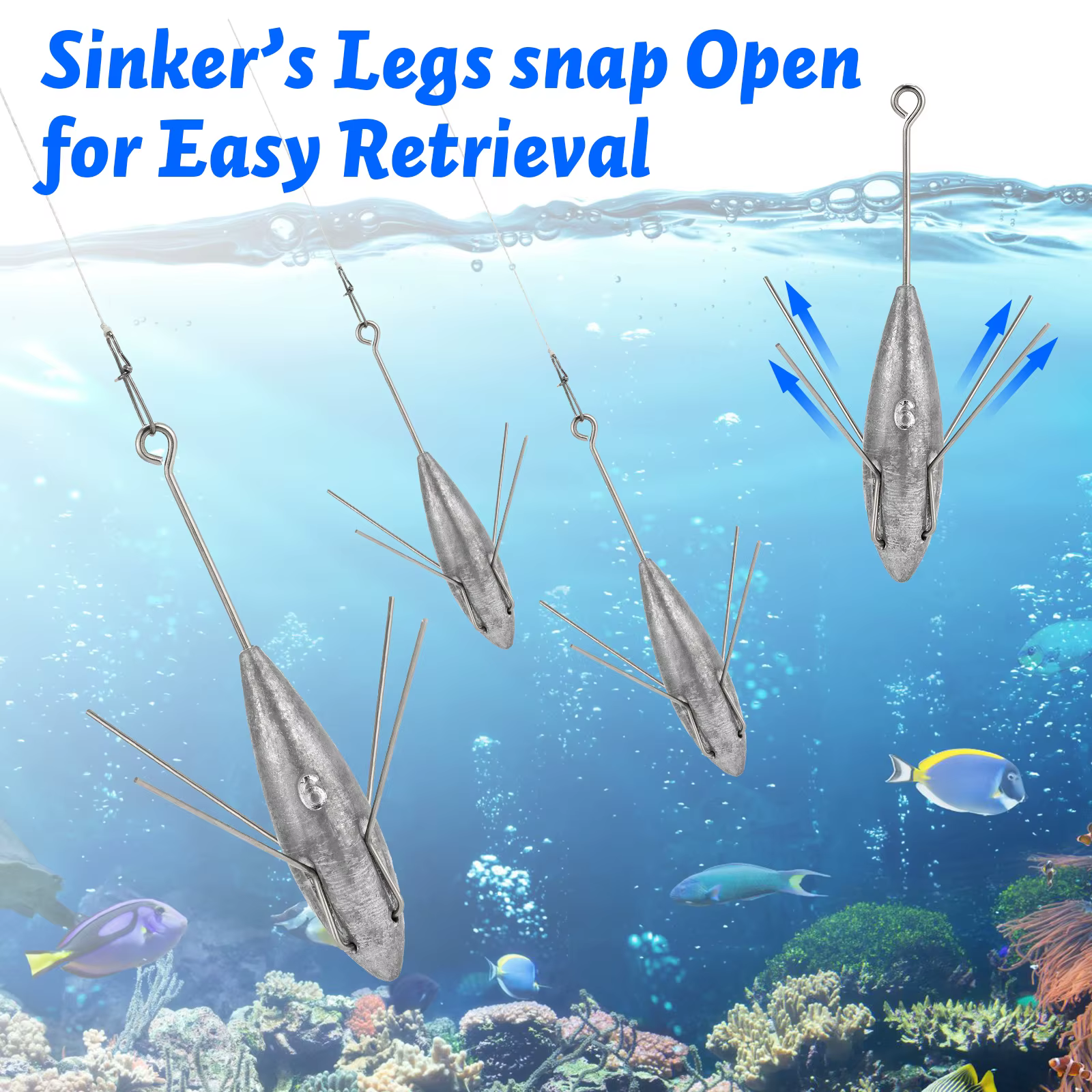 Plomo Sputnik fundición larga - Ideal para pesca de atún - imagen 3