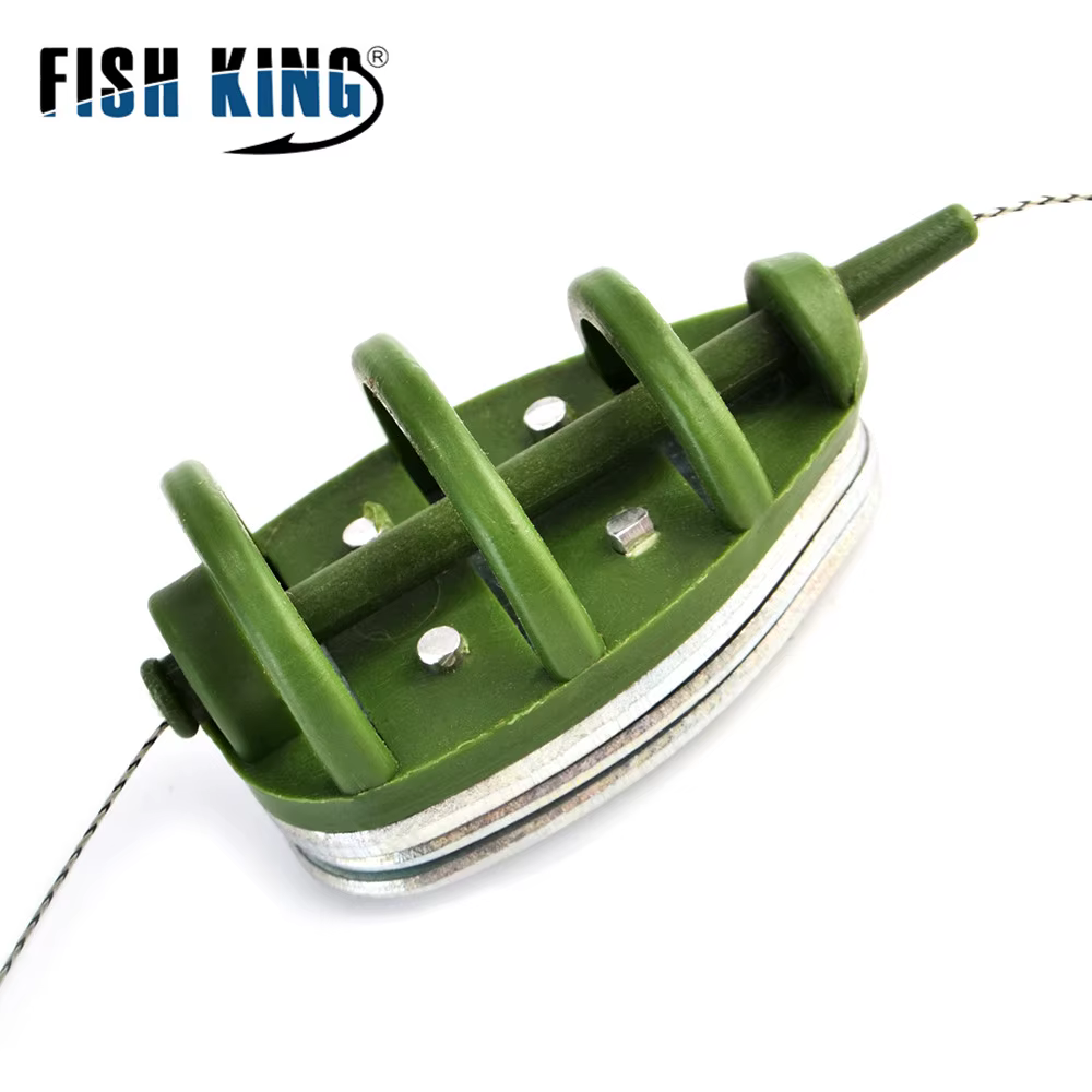 FISH KING Cesta feeder para carpa – Jaula alimentadora pesca