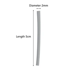 Tubos Termorretráctiles Silicona Mate para Hair Rig de Carpa