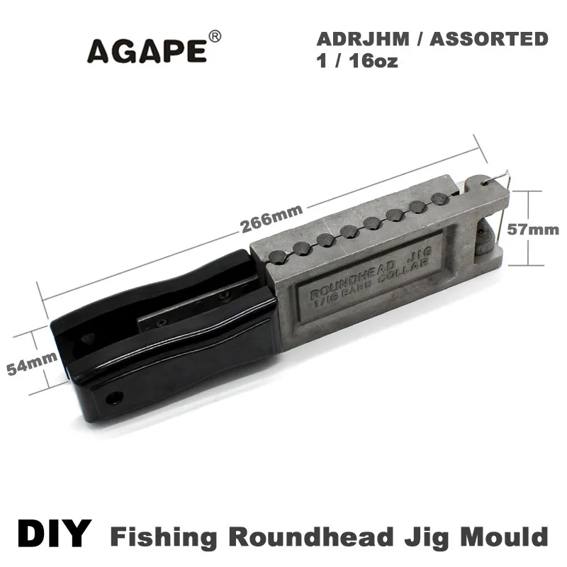 Molde para señuelos Agape DIY ADRJHM de varias cavidades - imagen 3