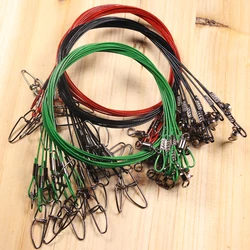 Líder de acero para agua salada conector de anzuelo