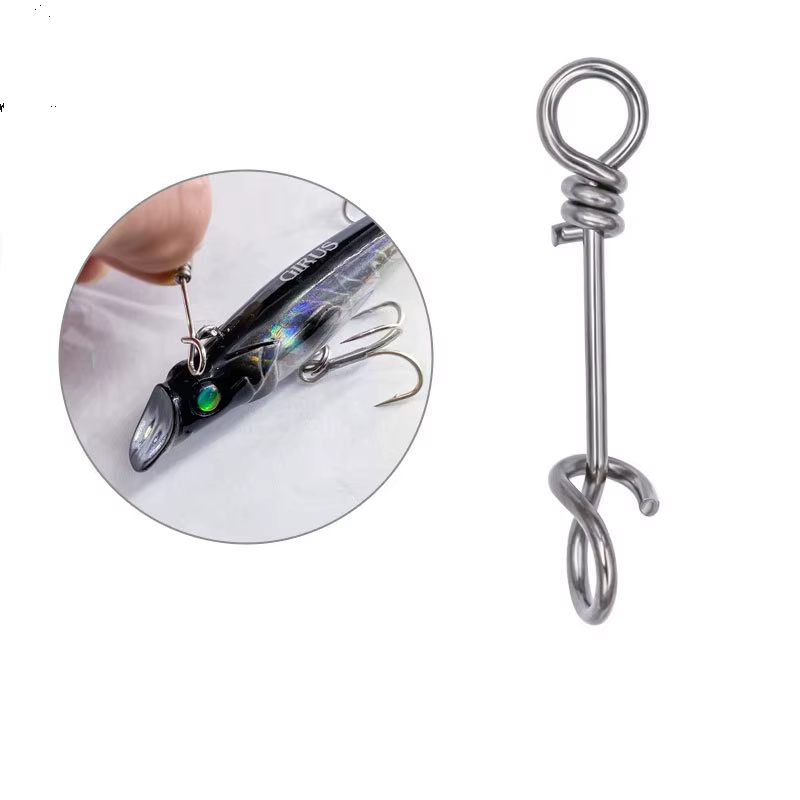 Clips de presión giratorios para aparejos de pesca - imagen 5