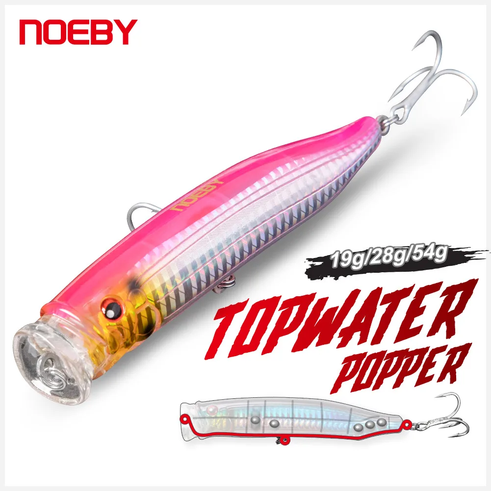 Noeby Feed Popper Señuelo Superficie para Atún y GT Agua Salada - imagen 2