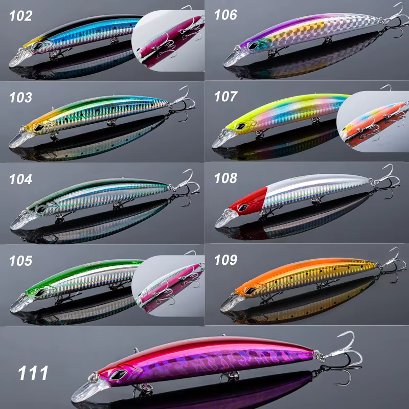 NOEBY Jerkbait flotante 130mm lubina - imagen 4