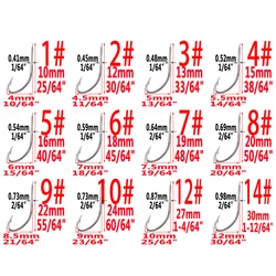 Anzuelos Triple Círculo Ultrapon – Tamaño mixto 1-14 para carpa