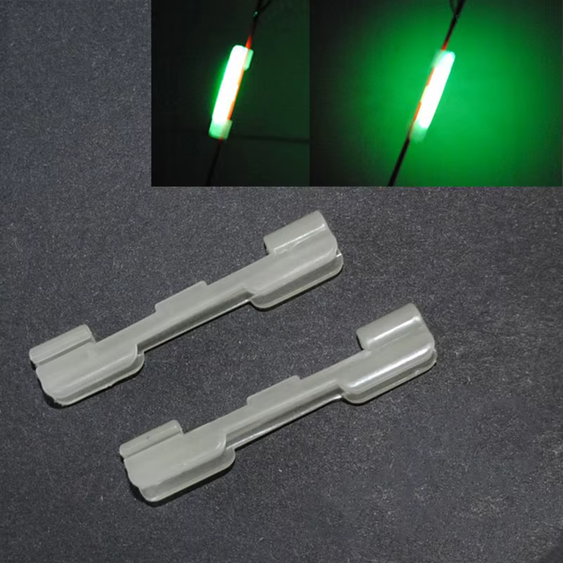 Soporte Barra Luminosa Pesca Nocturna Accesorio Clip Punta Varilla - imagen 4