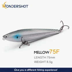 Wondershot D13 Topwater Señuelo Lápiz para Lubina y Atún