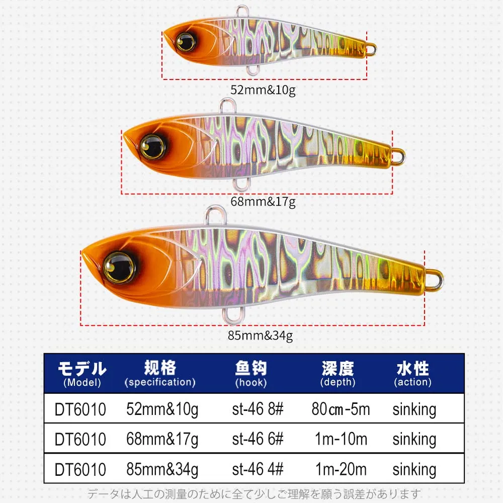 Señuelo VIB de tono alto para pesca de invierno con sonajero - imagen 4