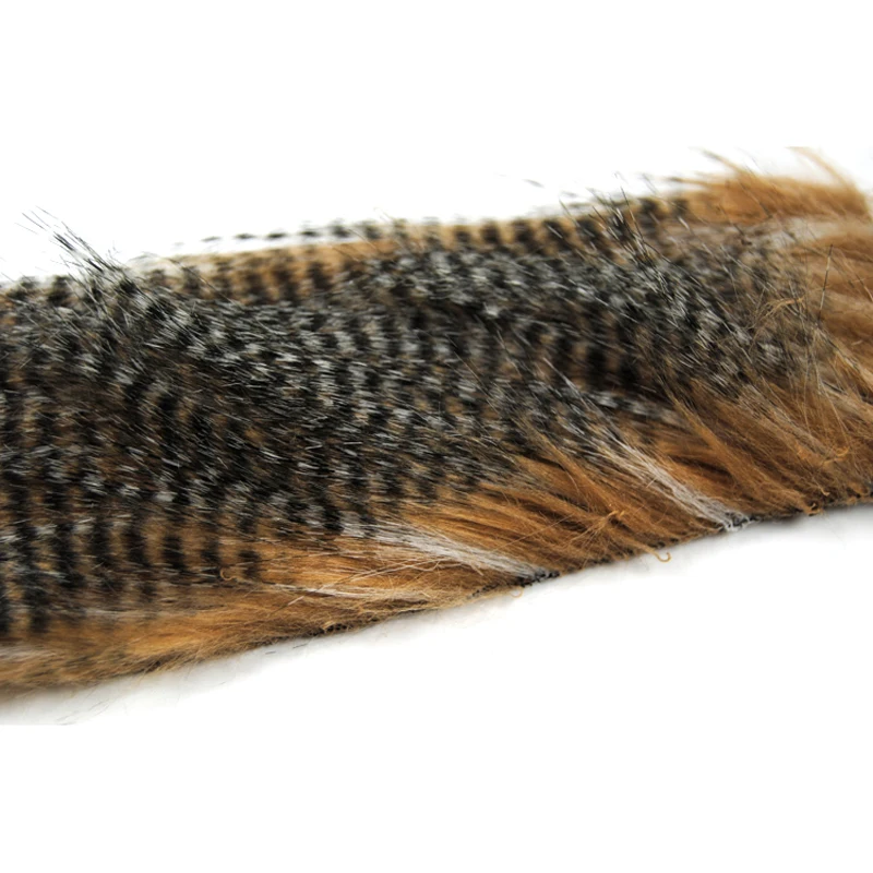 Fibra de piel Grizzly Wifreo para atado moscas Streamer trasera - imagen 4