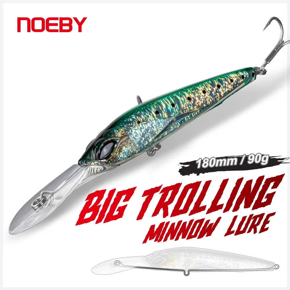 Noeby Minnow Trolling 18cm/90g – Señuelo sinking para atún GT - imagen 5
