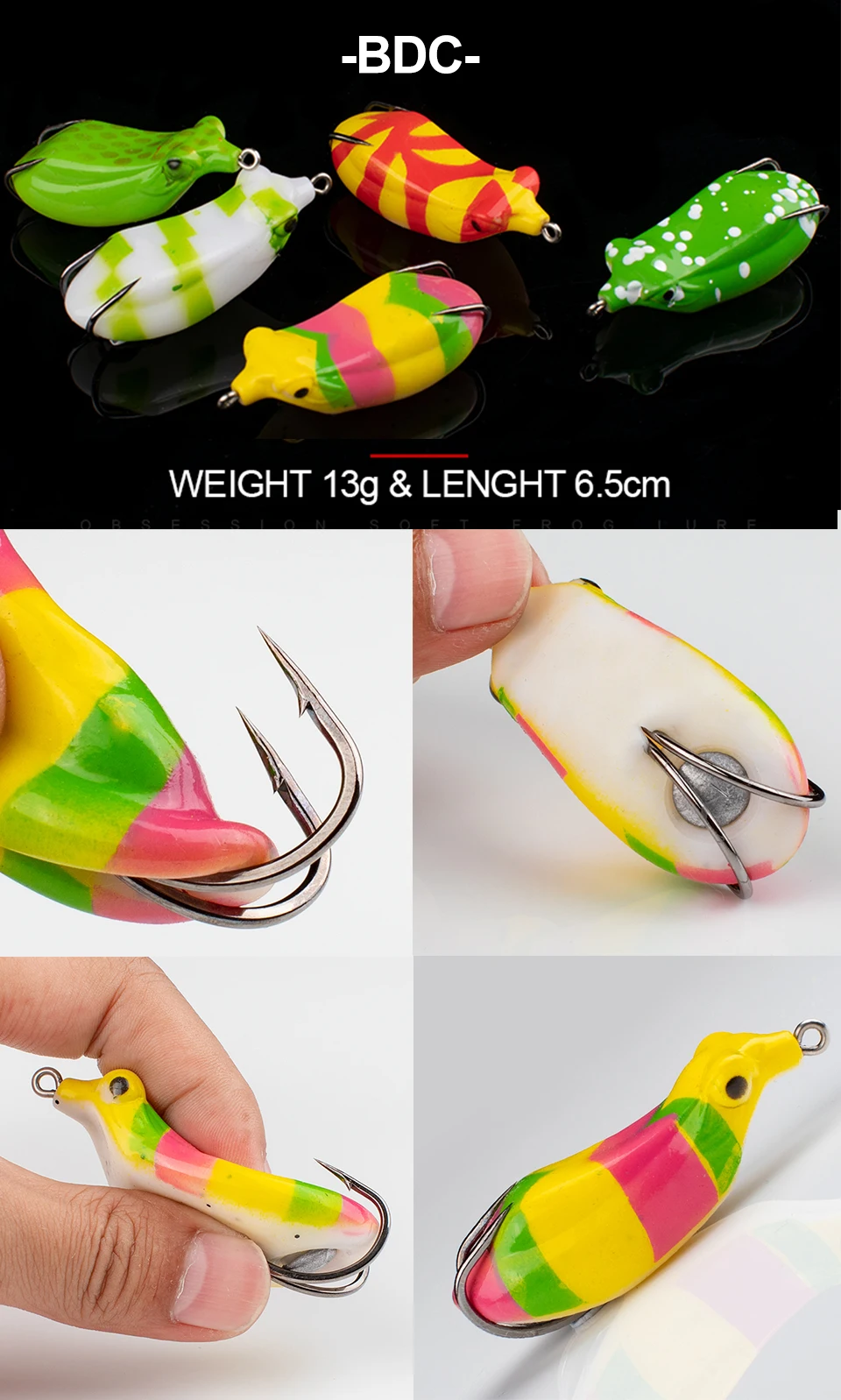 Tamaño 13g / 6 cm