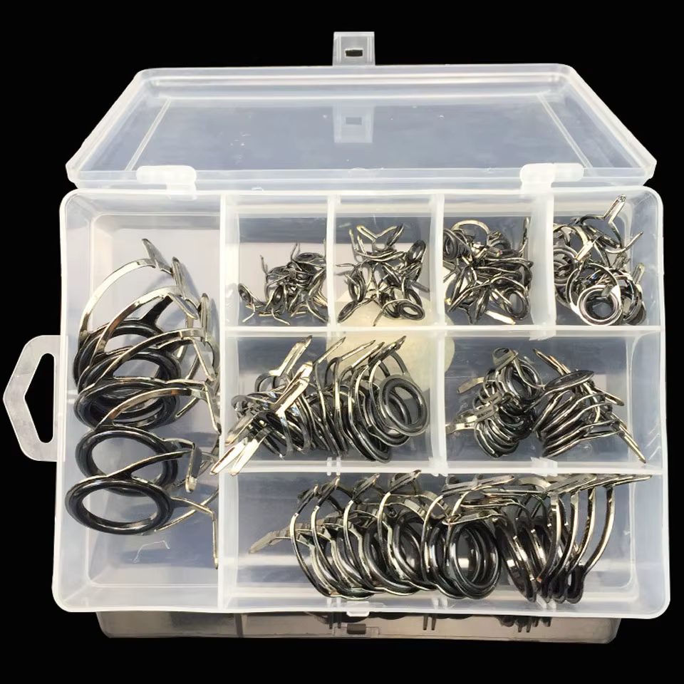Kit puntas guía caña pescar – tamaños mixtos y anillos fuertes - imagen 5