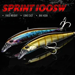 Jerkbait lubina ALLBLUE SPRINT 100SW hundimiento agua salada
