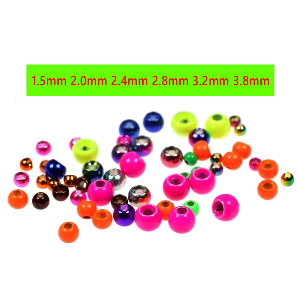 Cuentas de latón Bimoo en múltiples tamaños y colores