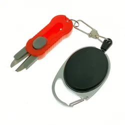 Herramienta nudo multiusos pesca cortadora tijeras afilador retractor