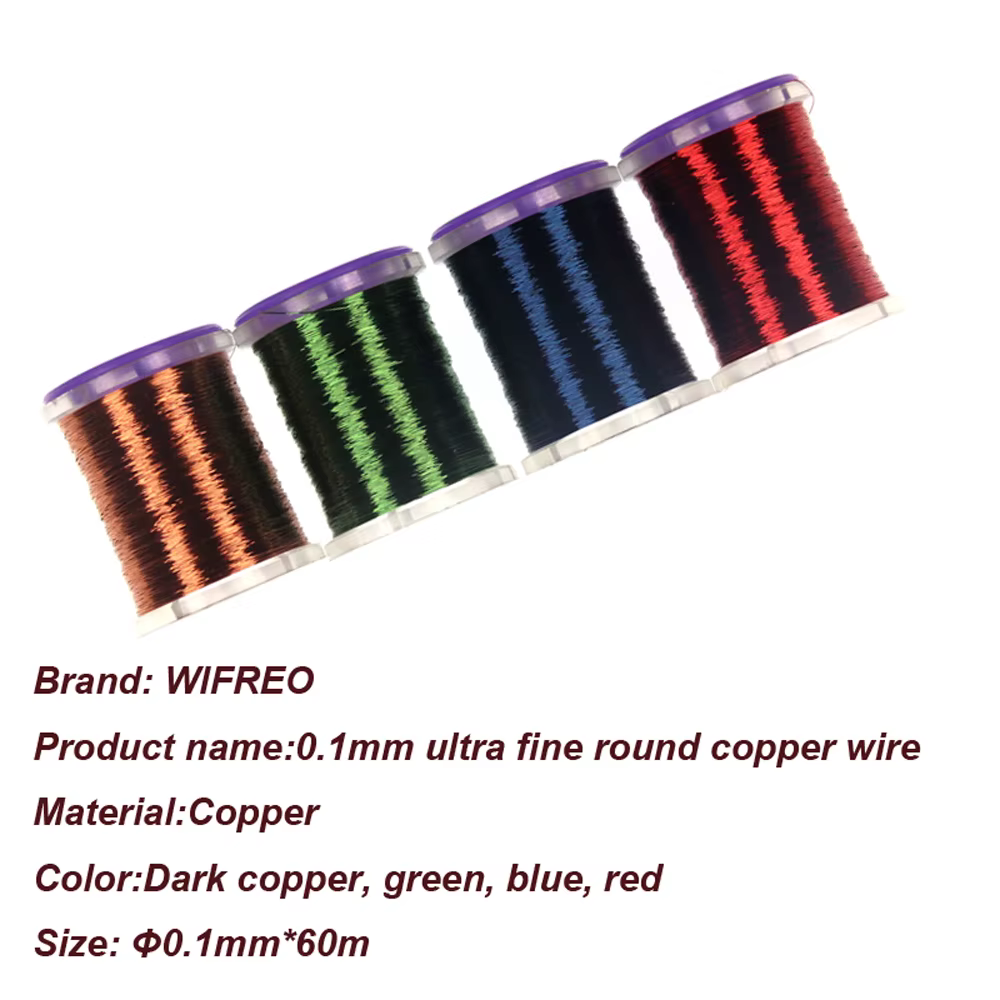 Wifreo-alambre de cobre súper fino para atar moscas ninfa y streamer - imagen 5