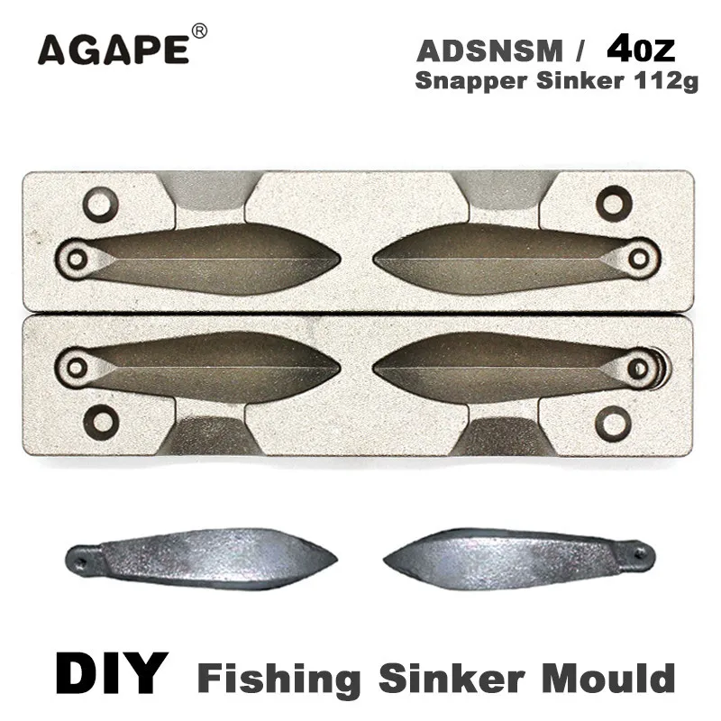 Molde plomo pargo Agape DIY para fabricar plomos - imagen 4