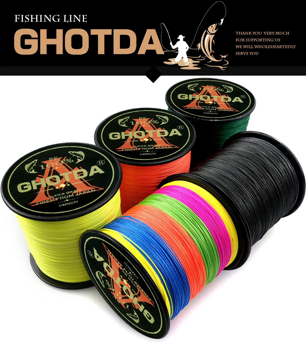 Pescador utilizando la línea GHOTDA en acción