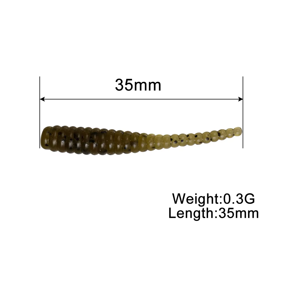 Minnow Swimbait vinilo jigging gusano cola aguja para lubina - imagen 5