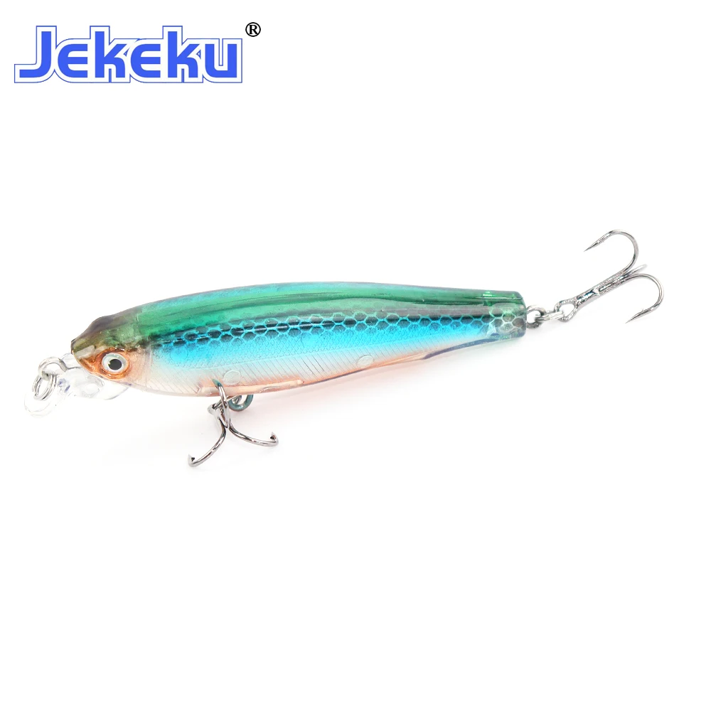Señuelo artificial pececillo duro JEKEKU – Anzuelos dobles - imagen 5