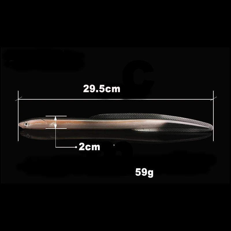 JIGEECARP Jig Head de vinilo para bagre y anguila de arena - imagen 3