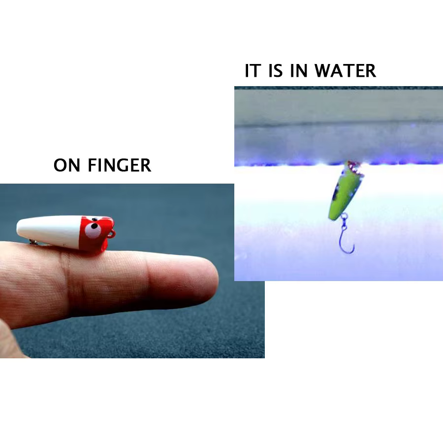 Señuelo Minnow JYJ Min Popper – Mini para lubina - imagen 3