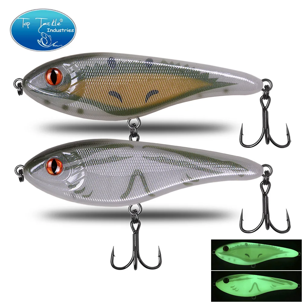 Wobbler CF Musky Pike hundimiento lento con anzuelos - imagen 2