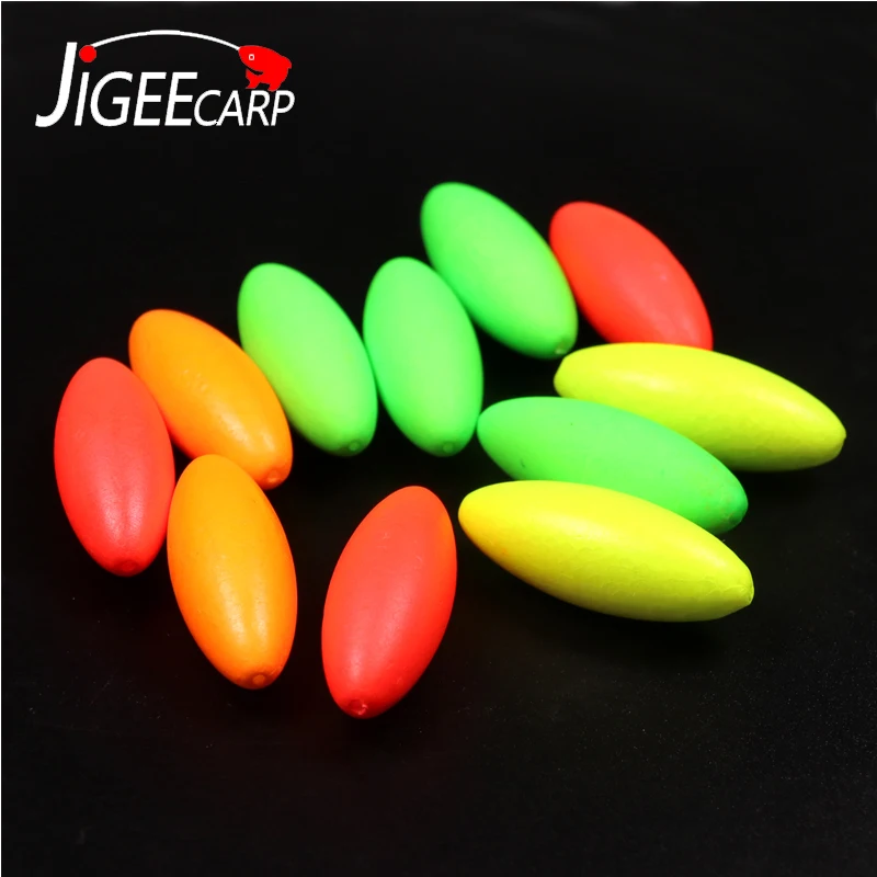 Colores variados para flotadores de pesca