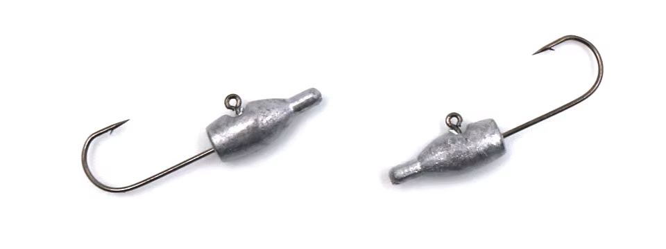 Detalle de la punta del anzuelo Jig