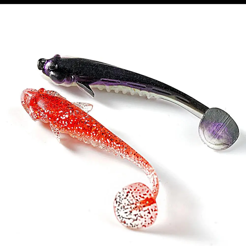 Señuelo Soft Shad 65mm SUNMILE – Cebo artificial wobble para perca - imagen 5