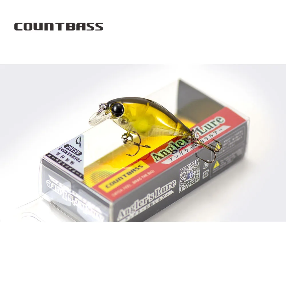 COUNTBASS Crankbait Wobbler cuerpo duro para pesca en agua dulce - imagen 4