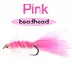 Jigeecarp Wooly Bugger con cabeza de cuentas de cristal streamer para trucha - imagen 4