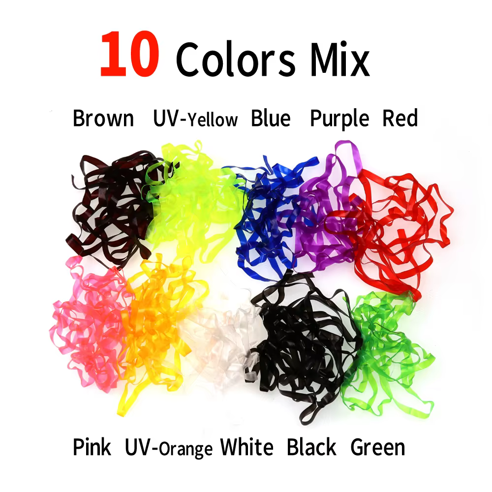 Bimoo Material Atado Moscas Ninfa Scud 2M x 3mm y 4mm - imagen 4