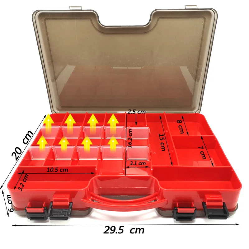 Caja de aparejos de pesca para carpa – Doble cara y gran capacidad - imagen 5