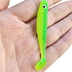 Sibico Señuelo Lubina Vinilo Ojos 3D para pesca en agua salada