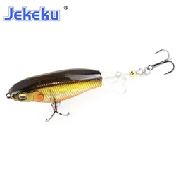 JEKEKU Whopper Popper topwater con cola giratoria