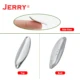 Cucharas de pesca Jerry Mang sin pintar – Cuerpo blanco blinkers - imagen 5