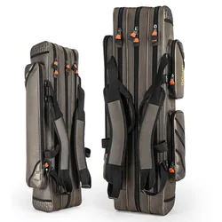 Bolsa multifuncional para cañas y carretes de pesca