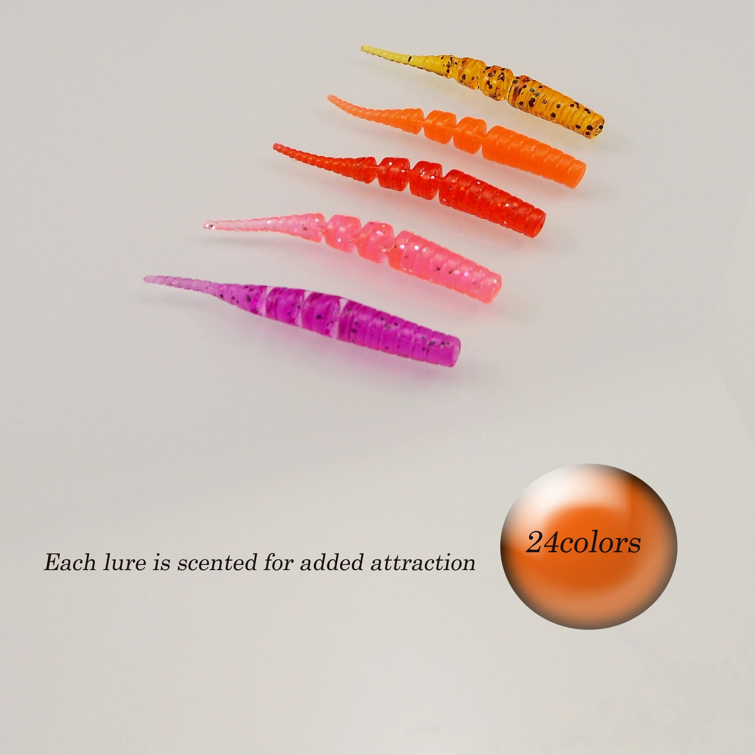 ESFISHING Polaris – Vinilo perfumado 42mm para lucio - imagen 2