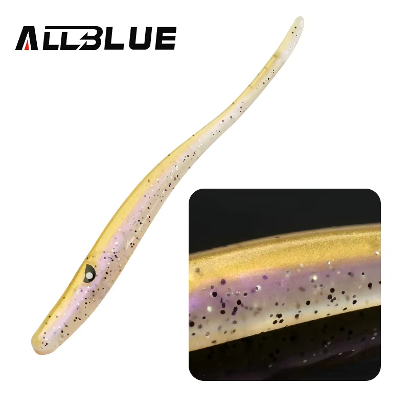 ALLBLUE Crazy Slug Vinilo 130mm – Señuelo eficiente para lubina - imagen 4