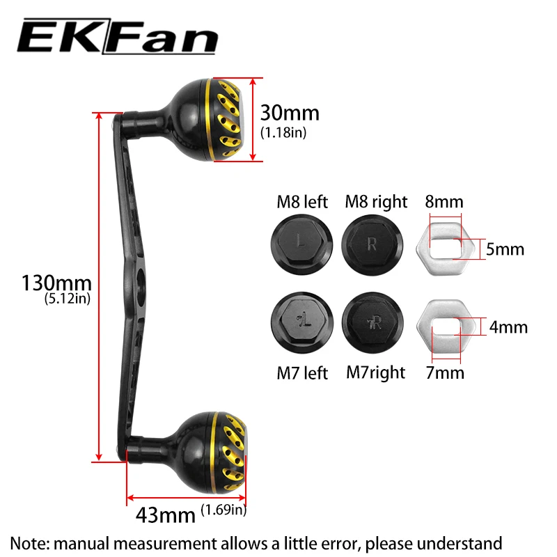 Ekfan Pomo Carrete Baitcast 130mm Dropshot para Shi & Dai - imagen 4