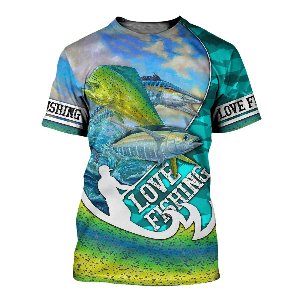 Variedad de estampados 3D de pesca